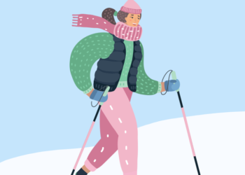 Маршрут безопасного движения граждан занимающихся скандинавской ходьбой по территории Набережной и ДС «Югра»